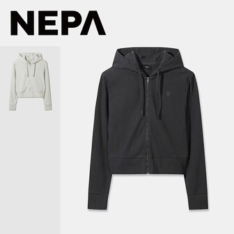 네파 [부산점] 여성 그린마인드 골지 후드 집업 자켓 7M26162