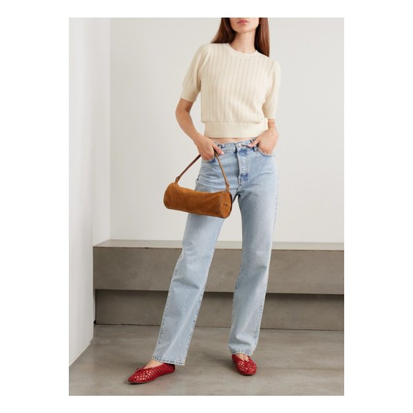 스캘럽 포인텔 니트 캐시미어 스웨터 크림 46376663162878752