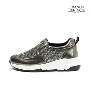 스톤 여성 스니커즈 슬립온 FSO7804 SILVER