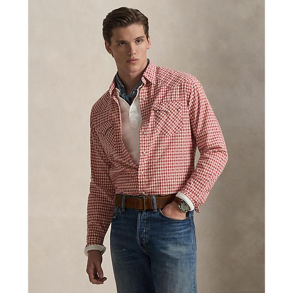 남성 클래식핏 마드라스 웨스턴 셔츠(MNPOWOV16825009600)