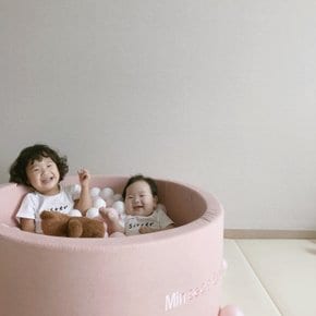 러블리 핑크 원형 볼풀장