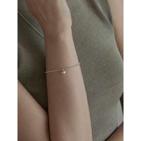 Zoe Heart 925 Silver Bracelet