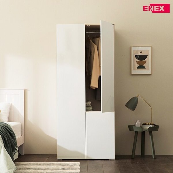 컬러핏 싱글장-3도어 멀티수납 옷장-착불