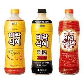 비락식혜 3종 비락식혜 비락식혜 제로 비락수정과 1.5L x 2개/4개/8개