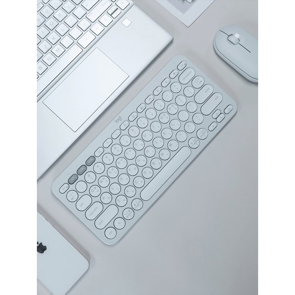 로지텍 코리아 K380S 블루투스 무선 키보드 화이트
