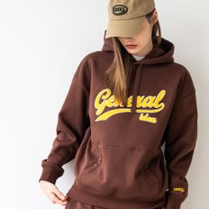 UNISEX 부클 로고 기모 후드티 [BROWN] / SBC4U02013