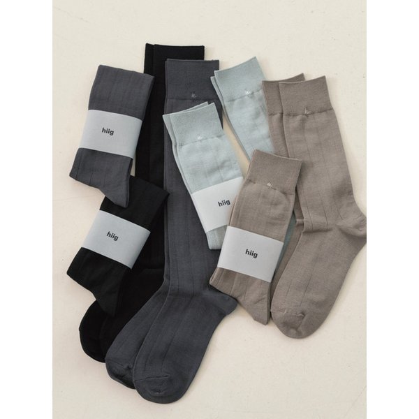 [no.031] mint gray silket socks