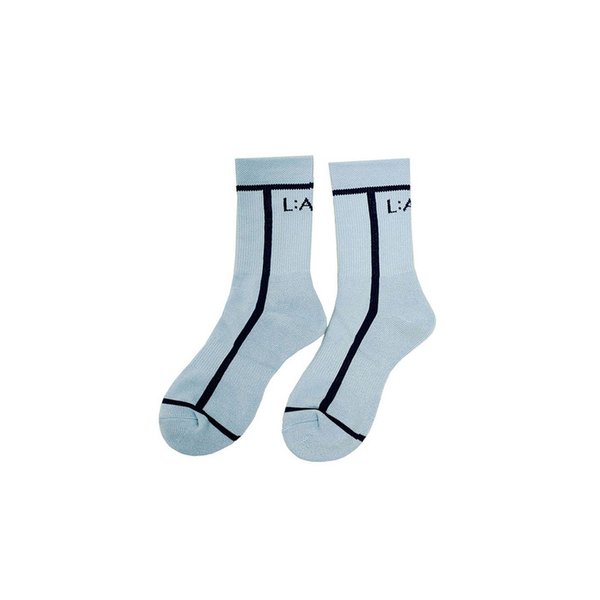 STRIPE CUSHION SOCKS_BLUE
