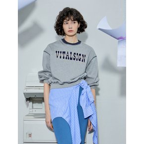 [LINE] VITAL Logo Stitched Sweatshirt