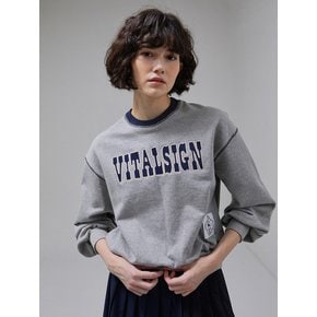 [LINE] VITAL Logo Stitched Sweatshirt