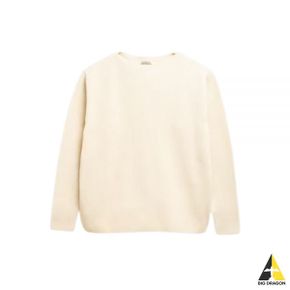 오라리 24FW SUPER HARD TWIST RIB KNIT BOAT NECK PO IVORY (A24SP03TR) (수퍼 하드 트