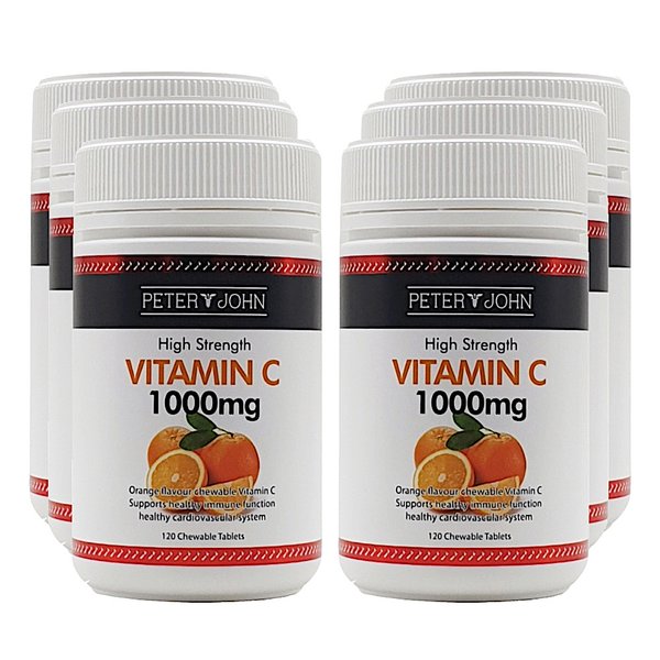 뉴질랜드 피터앤존 비타민C 1000mg 120정 6개