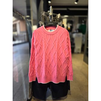 더블제이디 [시흥점] 로프체인 세미오버핏 니트(남여공용)/JGZZ51A02PK