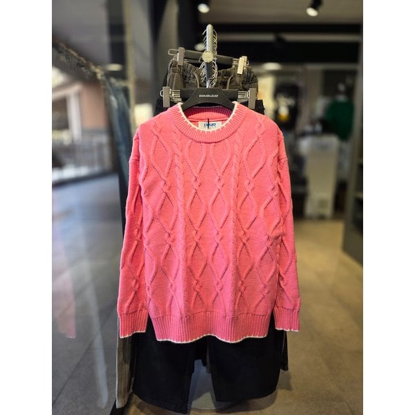 [시흥점] 로프체인 세미오버핏 니트(남여공용)/JGZZ51A02PK