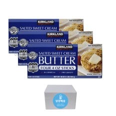 CJ 코스트코 커클랜드 가염버터 453g X 3개 솔티드 스위트 크림버터 코스트코버터