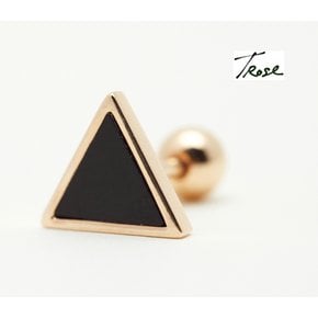 Onyx triangle Piercing