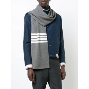 24 FW 톰브라운 4 Bar Stripe Cashmere Rib Scarf  MKS026A00011 TP429948775