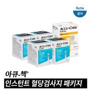 아큐첵 [아큐첵 공식 정품] 인스턴트 시험지 200매+채혈침200T