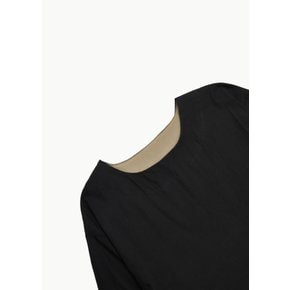 베이스레인지 26FW Moy Dress, Black Khaki