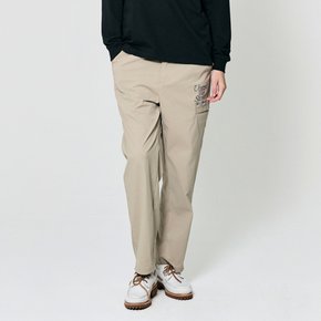 BASIC CHINO PANTS-BEIGE