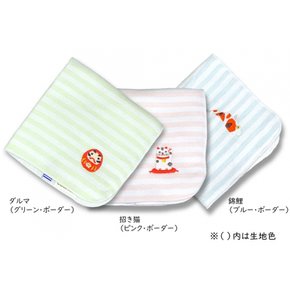 TOWEL COMPANY a 이마바리 타월 거즈 손수건 일본식 자수 들어가 일본제 (가제 직조 손수건 3장