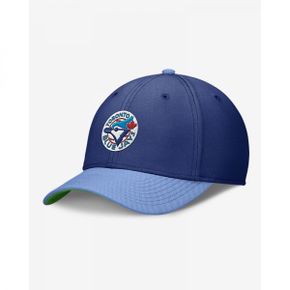 Toronto 블루 Jays 리와인드 쿠퍼스타운 스우시 로고 남성 드라이핏 MLB 모자 NB19153NTB