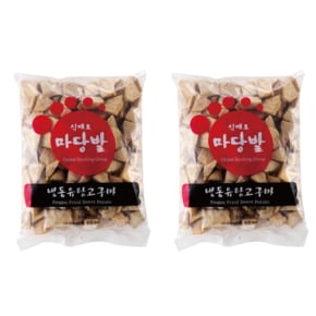 마당발 냉동유탕고구마  (IQF, 중국산, 2kg) , 2개