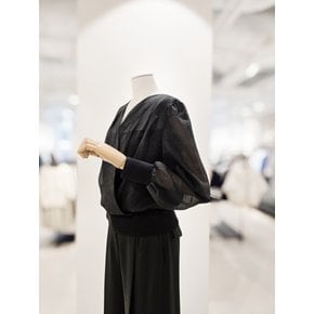 [파주점] 글리터 밴딩 브이넥 블라우스 CR9A0BL191