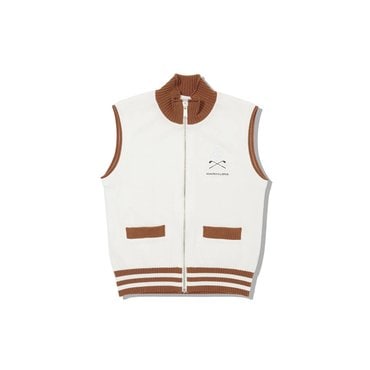 마크앤로나 [조우영프로 우승기념 10% 할인 품목 17선]W TN BACK LOGO POINT WINDPROOF KNIT VEST(LQ3TV73F)