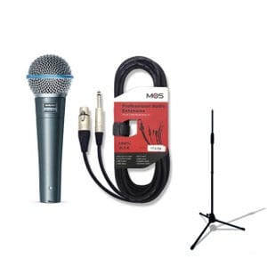 SHURE BETA58A 찬양팀용 유선마이크 패키지 BT58PFS1