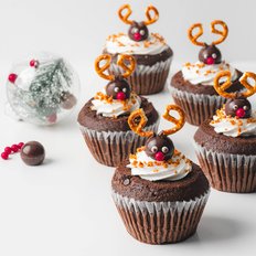 카페노리 루돌프 머핀 - 포장까지 완벽구성 [만들기세트] (10개)