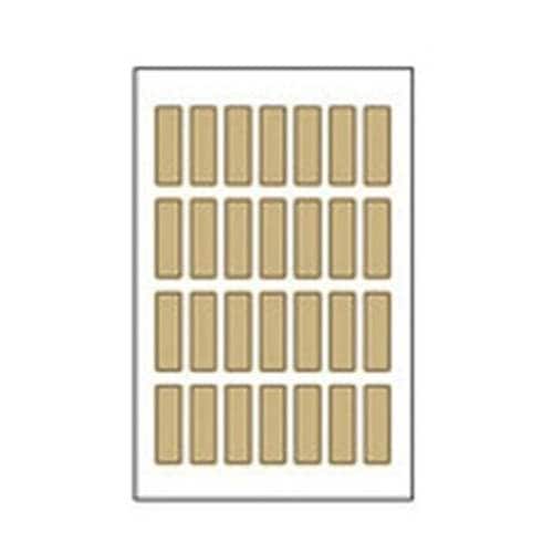 크라프트견출지 인덱스 이름표 스티커 (7매) 11x32mm
