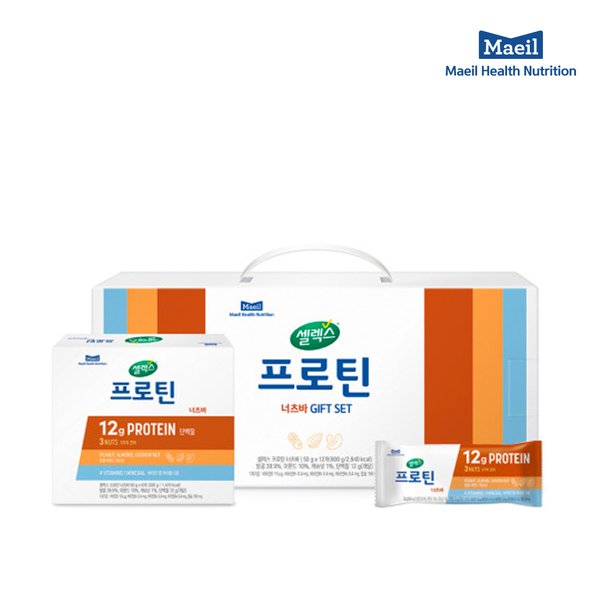 프로틴 너츠바 선물세트 (50g x 12개입)