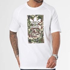 [남여공용] 카모 텅 티셔츠 IS0246 아디다스오리지널 캐주얼 루즈핏 반팔티 화이트
