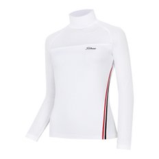 타이틀리스트골프긴팔티 CQK TKTWT6108-01 MESH PERFORMANCE SHIRT W WHITE