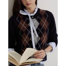 아가일 카디건  네이비 BF695AC07R