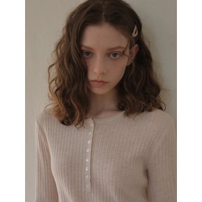 [4차 리오더]Deep Henry Neck Knit_Soft pink(OC26KN01)