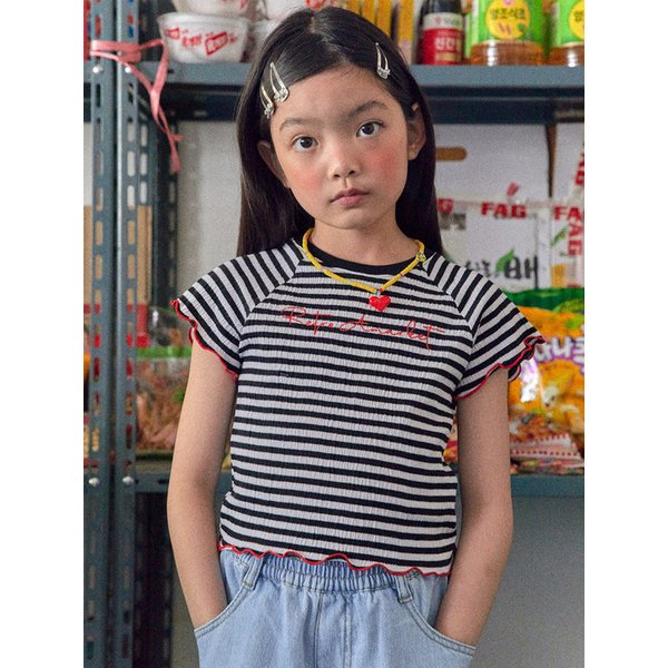 링클 단가라 반팔티_1COLOR (S-JL)