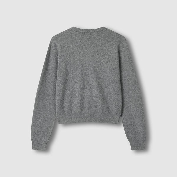 여 라운드넥 긴팔 니트 J116102014083