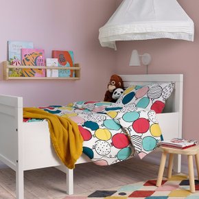 IKEA SSG 부셍켈 이불커버+베개커버 풍선 멀티컬러 150x200+50x80cm 면100%