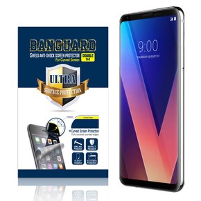 LG V30/V30S/V35 뱅가드 곡면풀커버 방탄필름 2장.프로텍션쉴드 강화필름