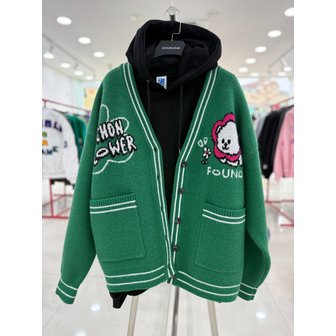 더블제이디 [여주점] 비숑플라워가디건 ,그린JGZZ52B01