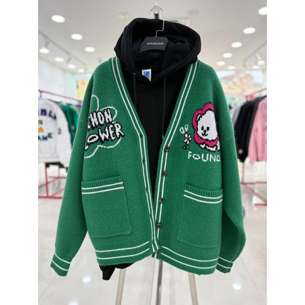 [여주점] 비숑플라워가디건 ,그린JGZZ52B01