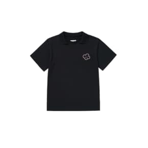 Hello LaLa New PK T-Shirts (헬로 라라 뉴 카라 티셔츠) [Black]