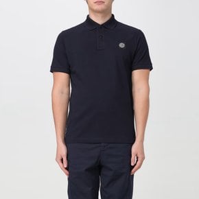 [STONE ISLAND] 로고 패치 피케 카라티셔츠 80152SC17 A0020