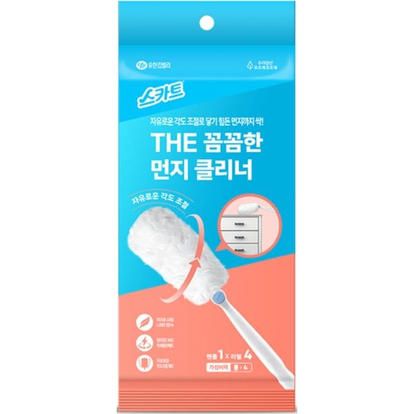 스카트 THE 꼼꼼한 먼지클리너_핸들1+리필4