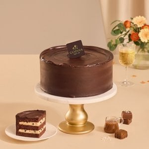 고디바 솔티 카라멜 초콜릿 케이크