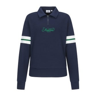 MARTINE GOLF [정상가 318000원]여성 반집업 카라티셔츠 네이비 (QW0DKS31849)