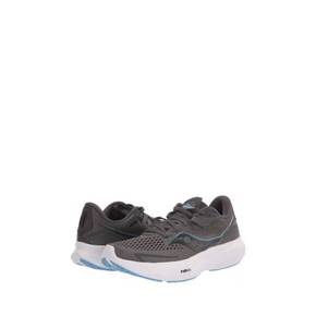 5037548 SAUCONY Womens Guide 15 Running Shoes - B/medium Width In Charcoal/jewel