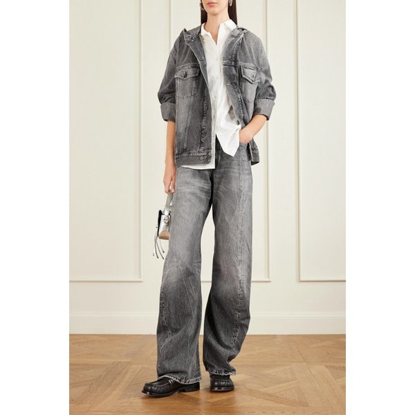 2006f 로우라이즈 배럴 레그 진 블랙 46376663162964232